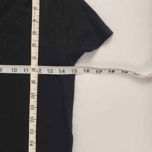 GAP XS Petite True Black T-shirt Womens Stretch Favorite T Summer Spring - Picture 8 of 11